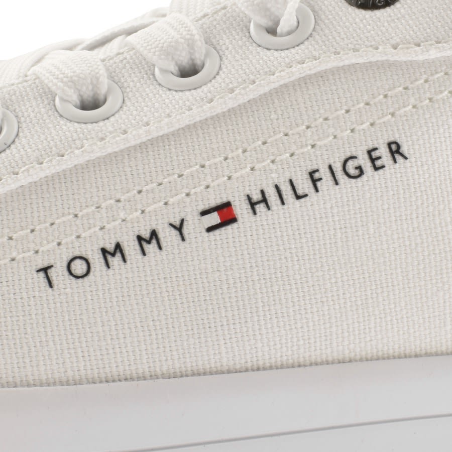 Tommy Hilfiger Corporate Canvas Trainers White male 7 41